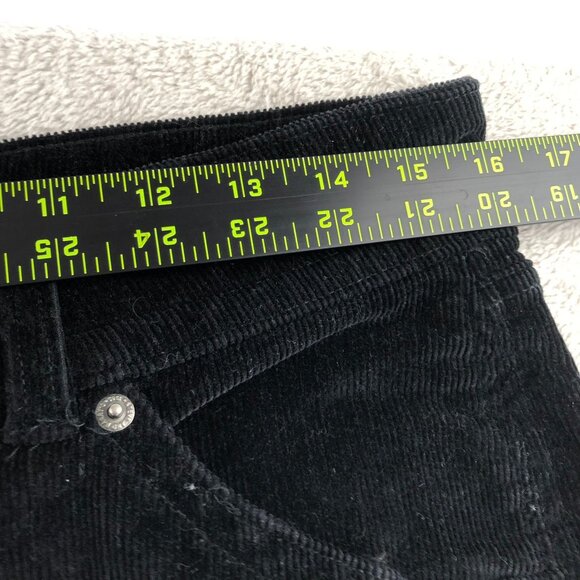 2 Steve & Barry's Classic Corduroy Womens Pants Size 10R Lot Of Two Black Flare - Picture 4 of 16